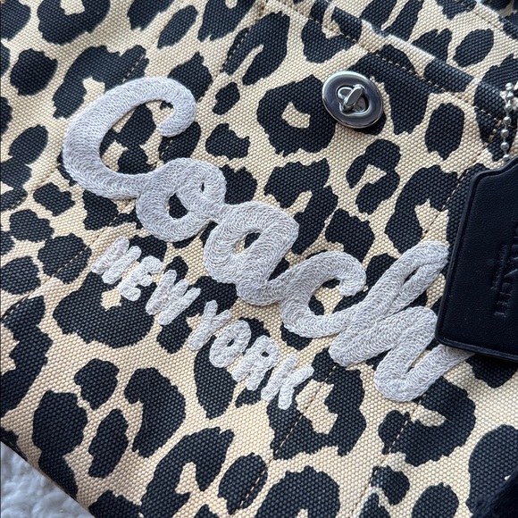Coach Leopard Canvas Tote - Picture 8 of 8